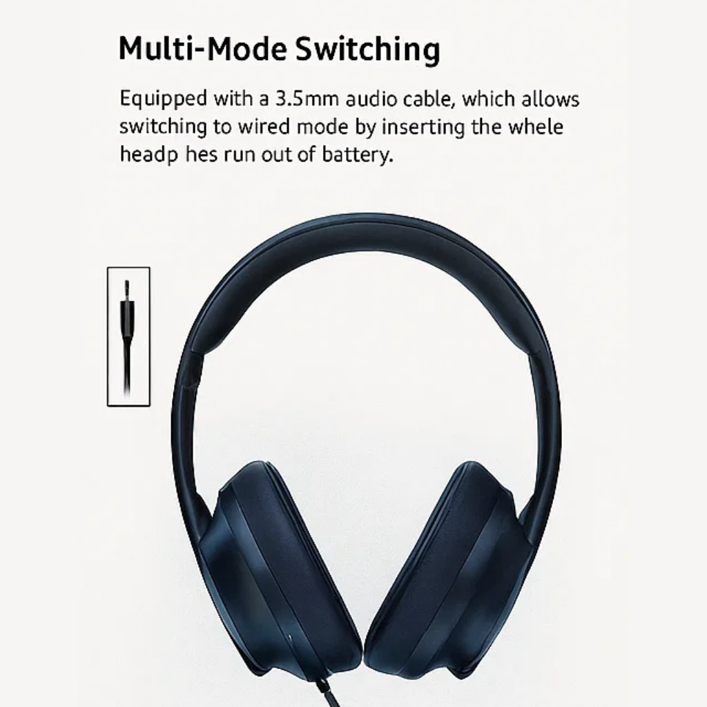 Suspension-Rod Noise Cancelling Bluetooth Headphones