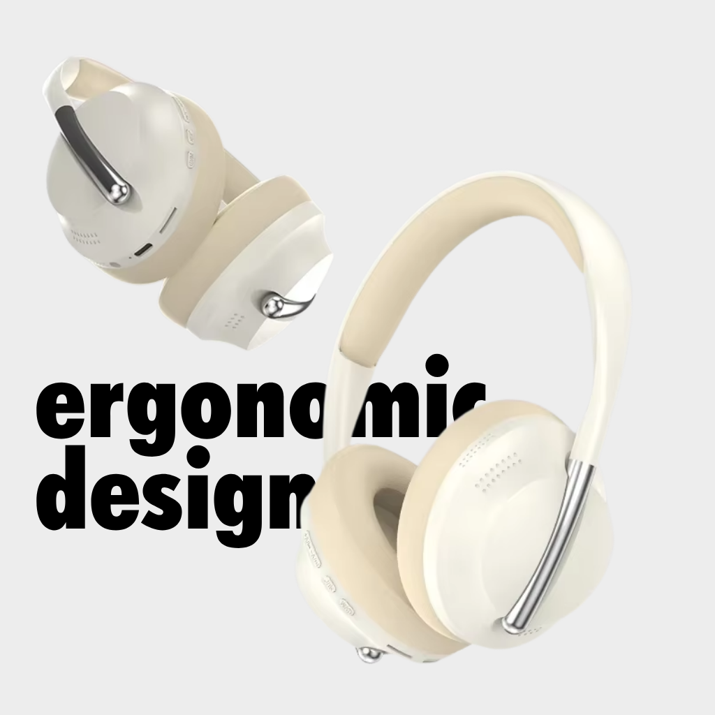 Suspension-Rod Noise Cancelling Bluetooth Headphones