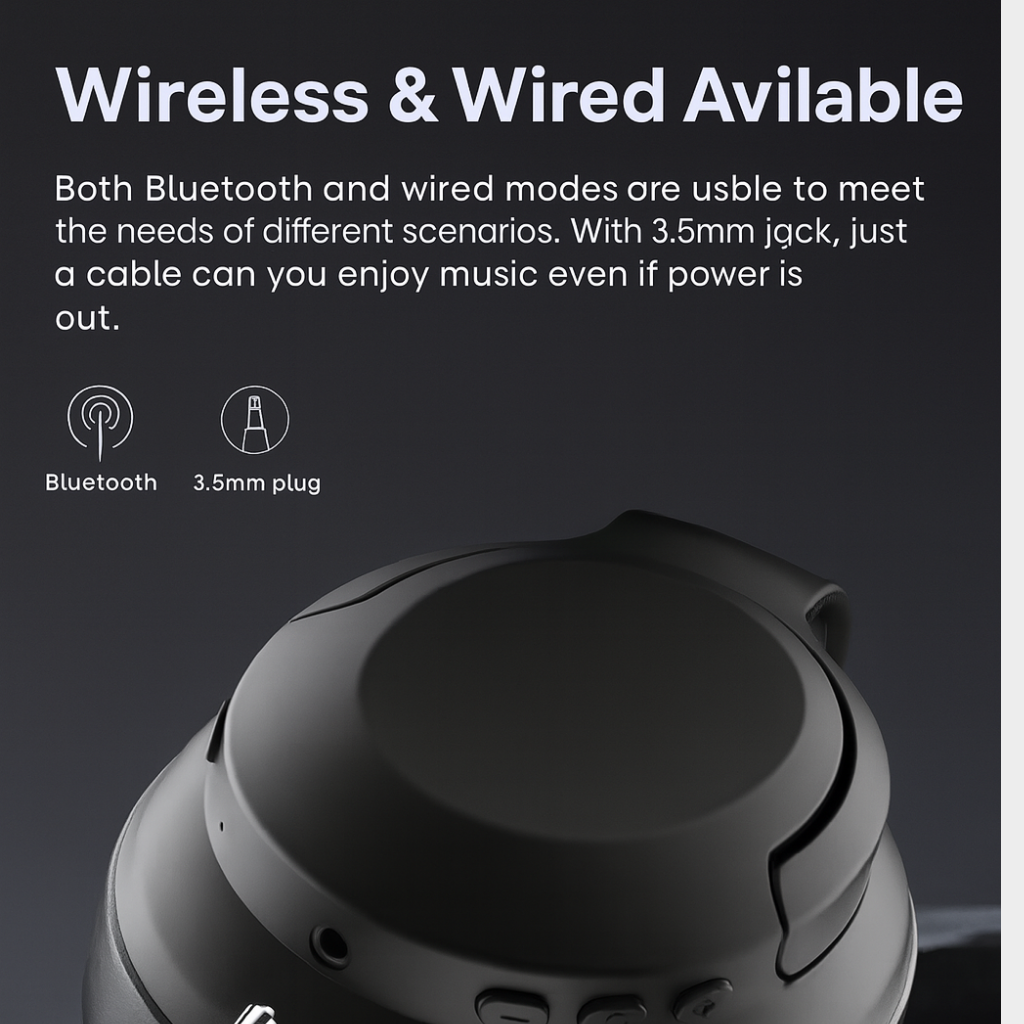 Noise Cancelling Bluetooth Headphones