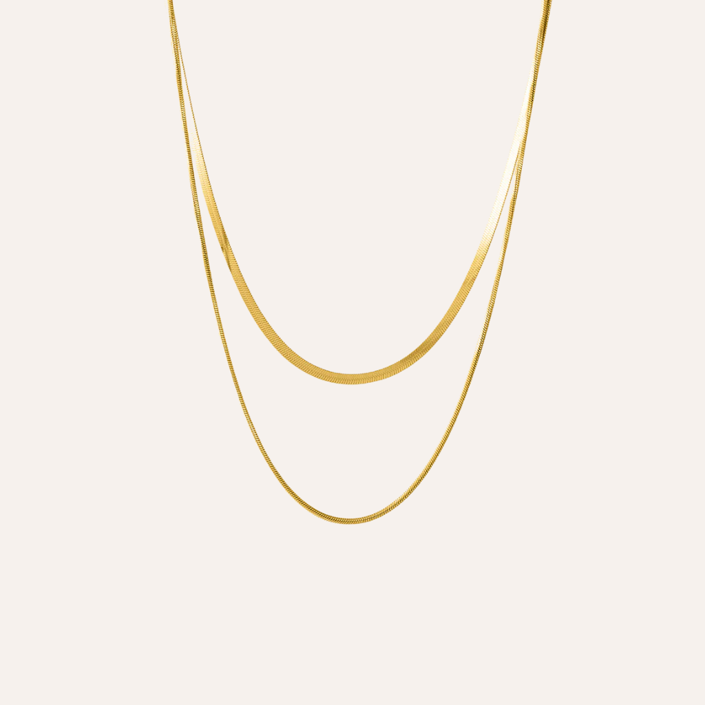 Eterna Layered Snake Chains