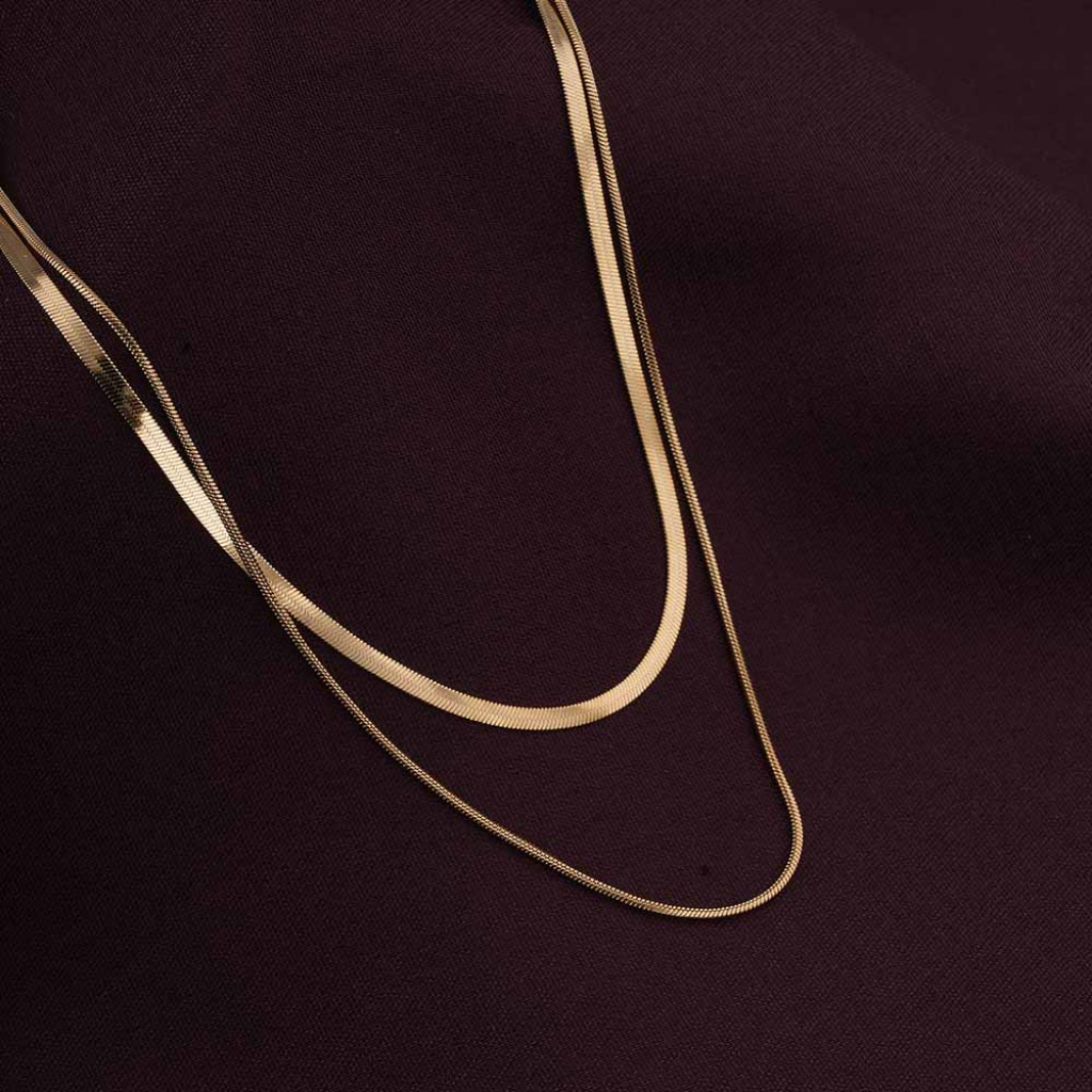 Eterna Layered Snake Chains