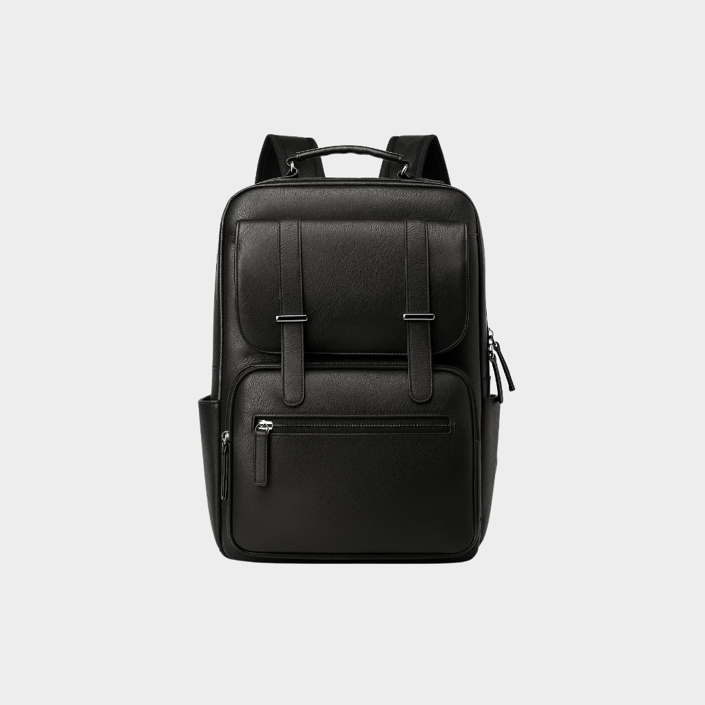 All-Day Vegan Leather Backpack