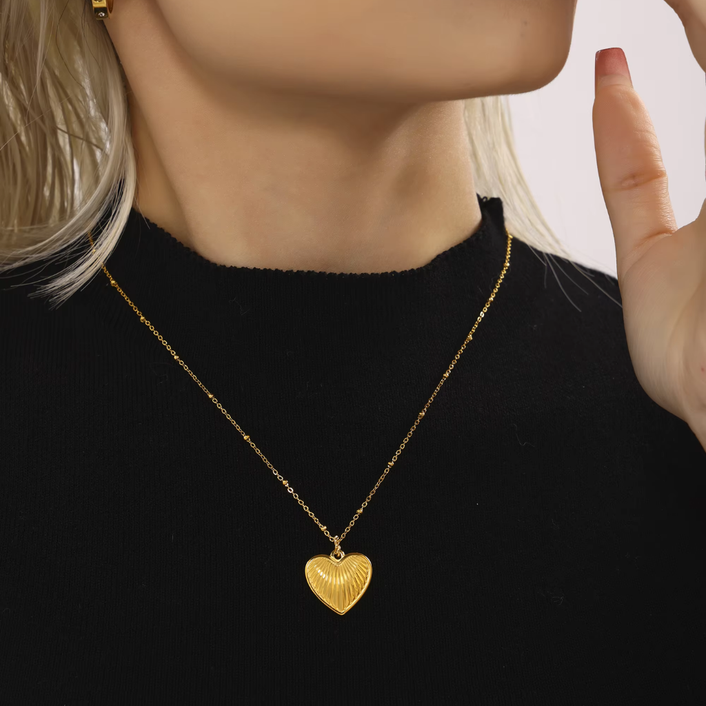 Golden Heart Locket