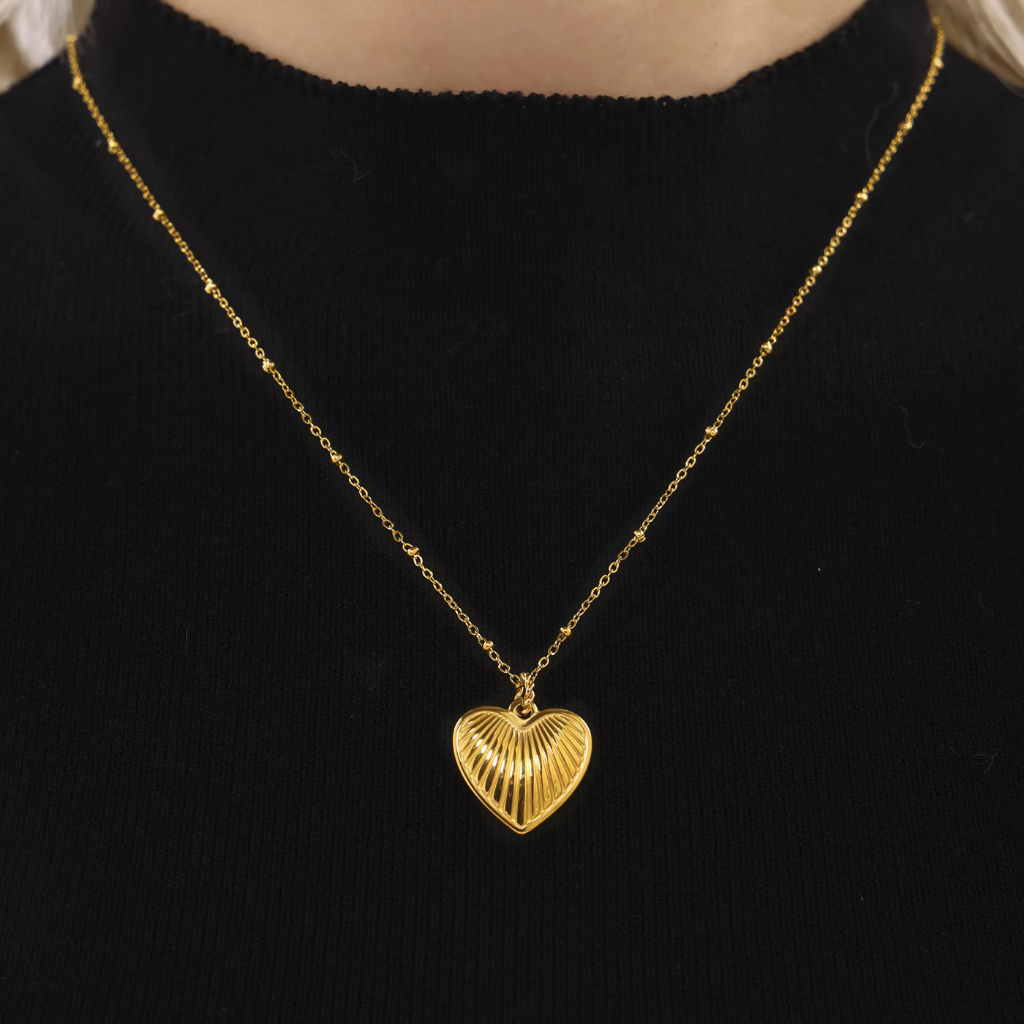 Golden Heart Locket