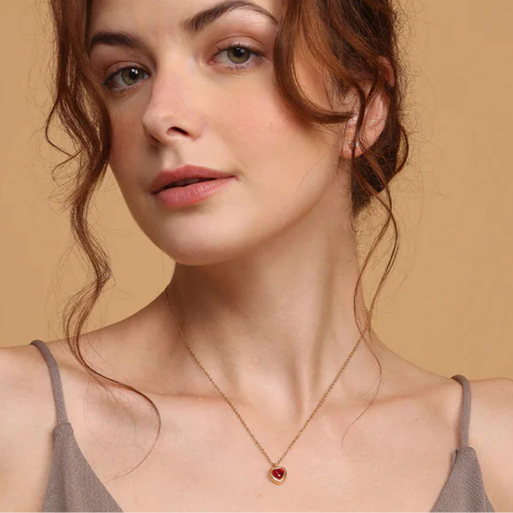 Crimson Heart Pendant
