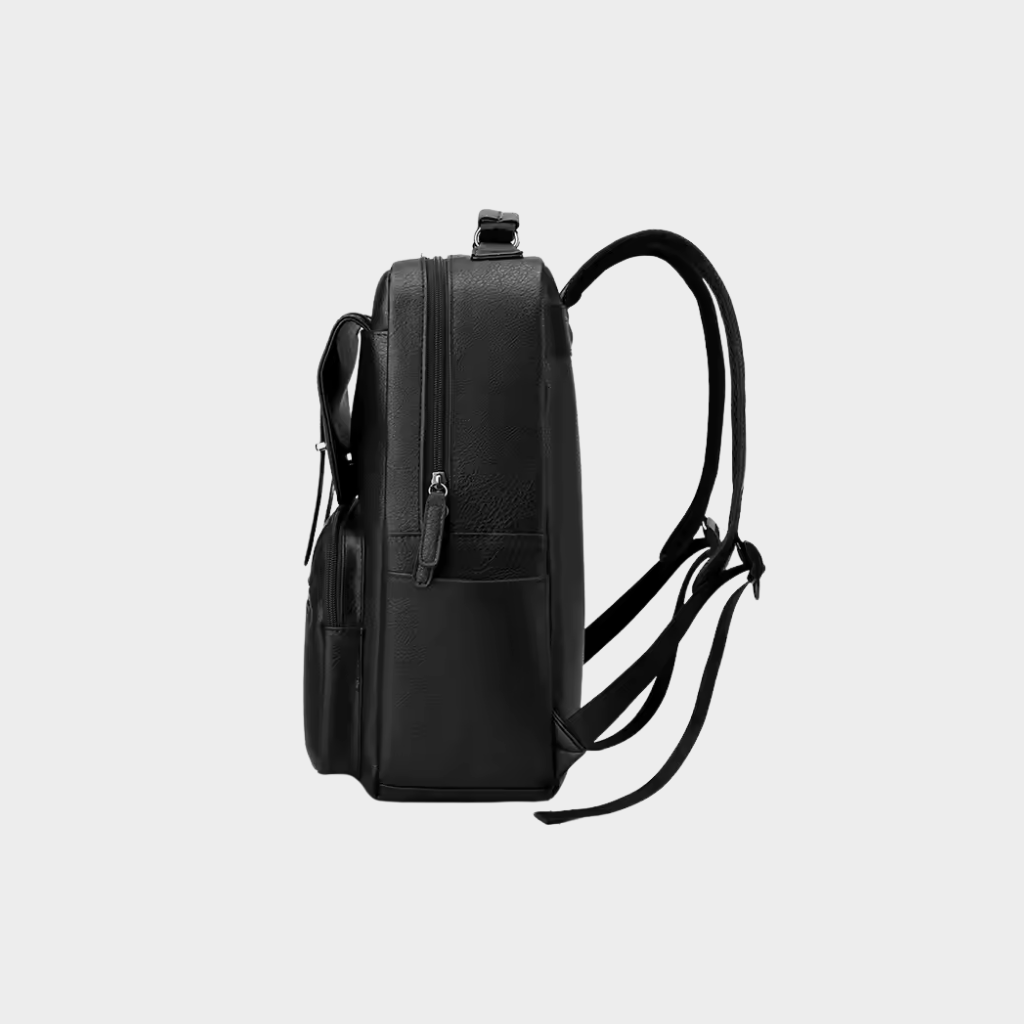 All-Day Vegan Leather Backpack