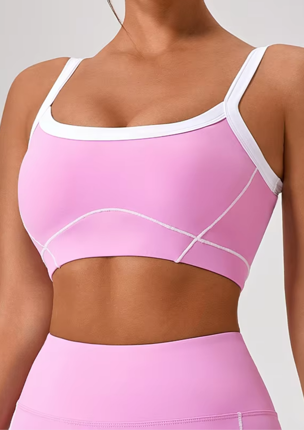 Flamingo Pink Sports Bra by Sculpt