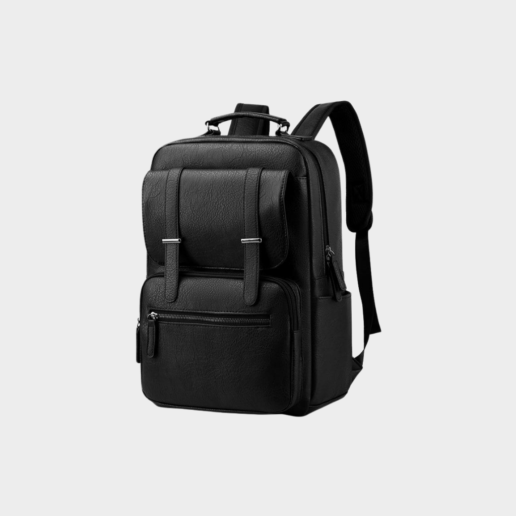 All-Day Vegan Leather Backpack