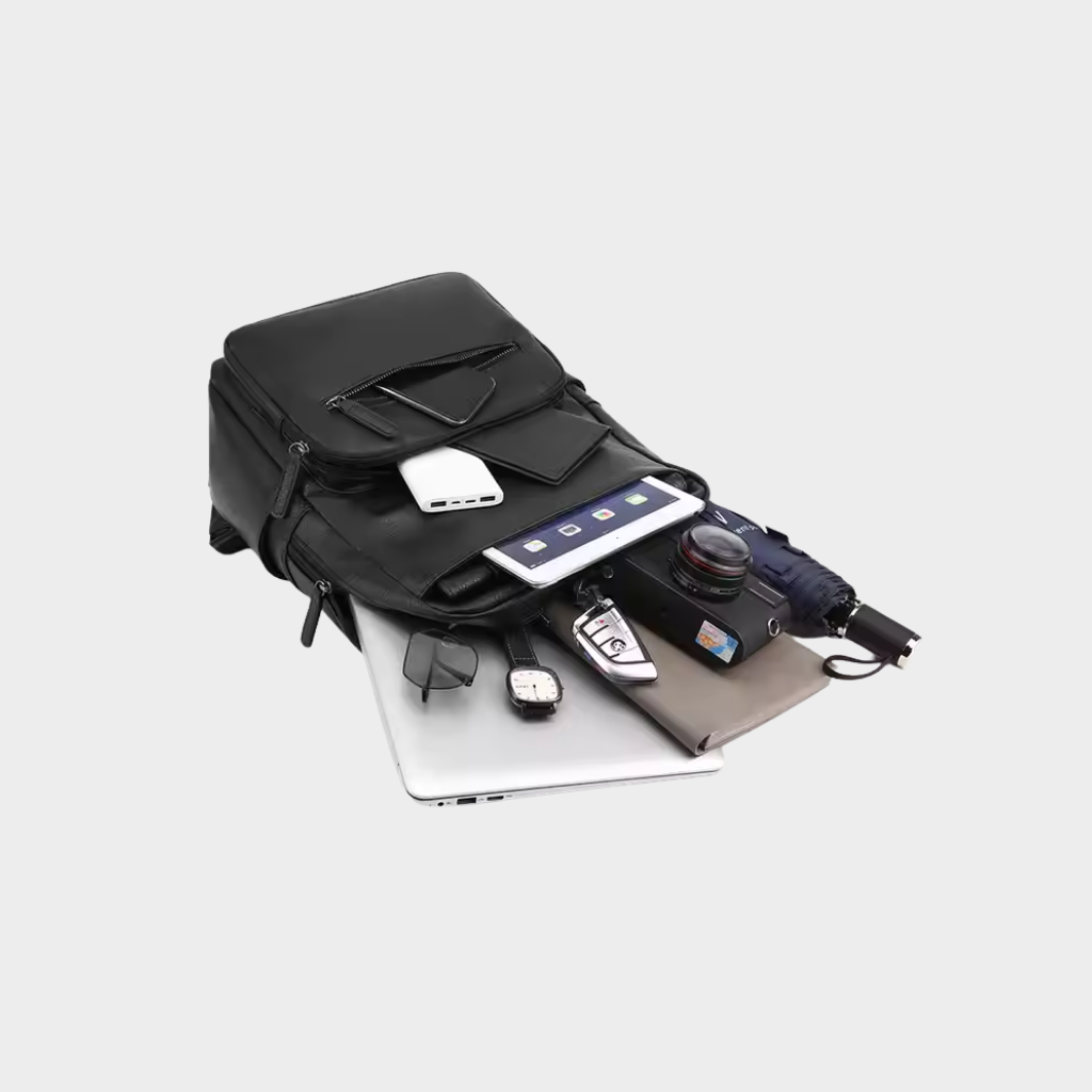 All-Day Vegan Leather Backpack