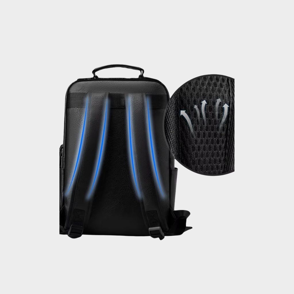 All-Day Vegan Leather Backpack