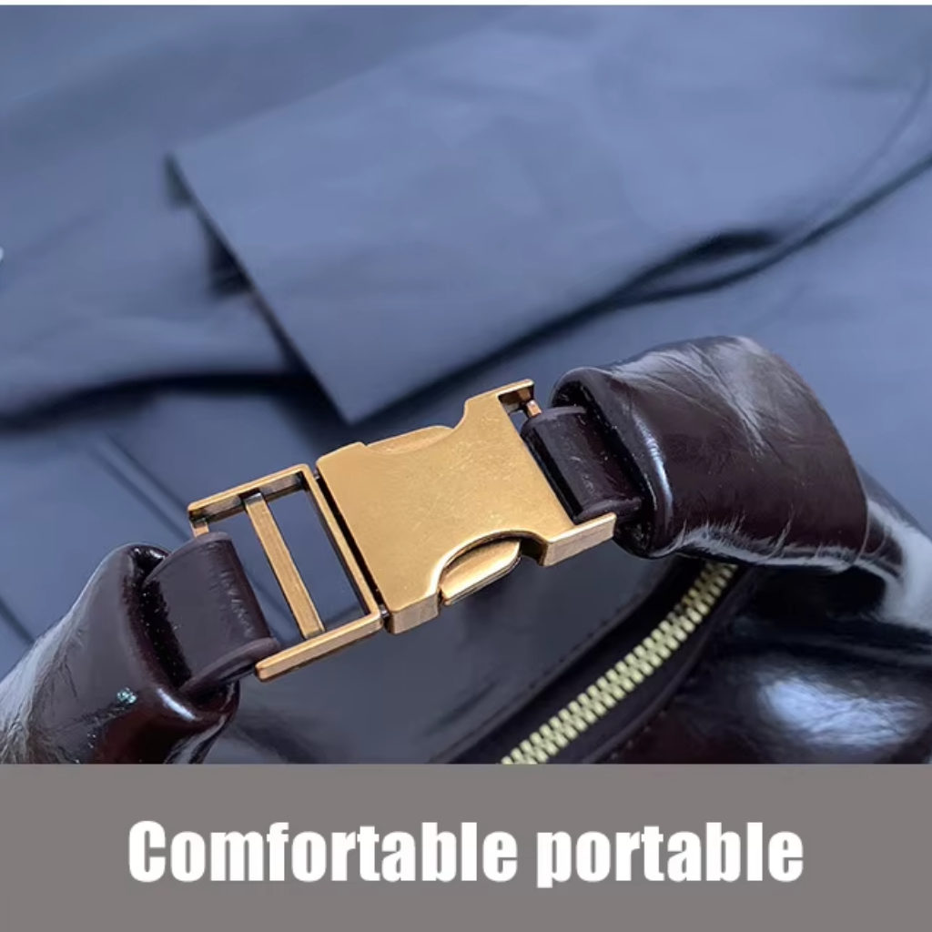 Maroon Mini Crescent Bag