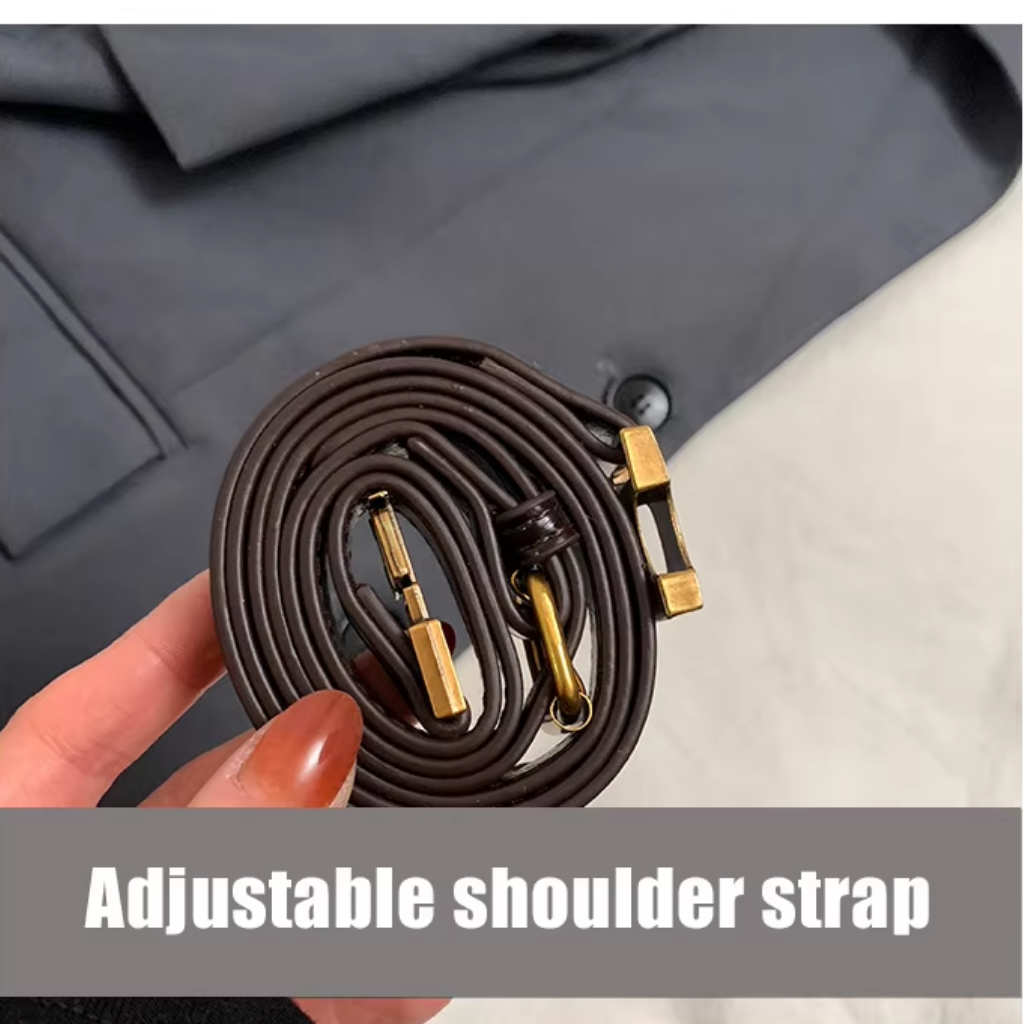 Maroon Mini Crescent Bag