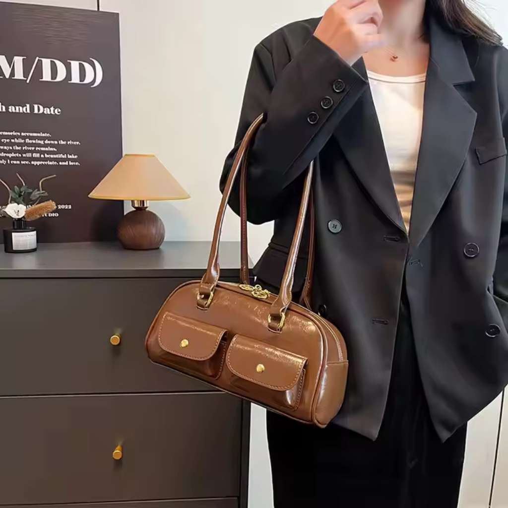 Oslo Vegan Leather Pocket Bag