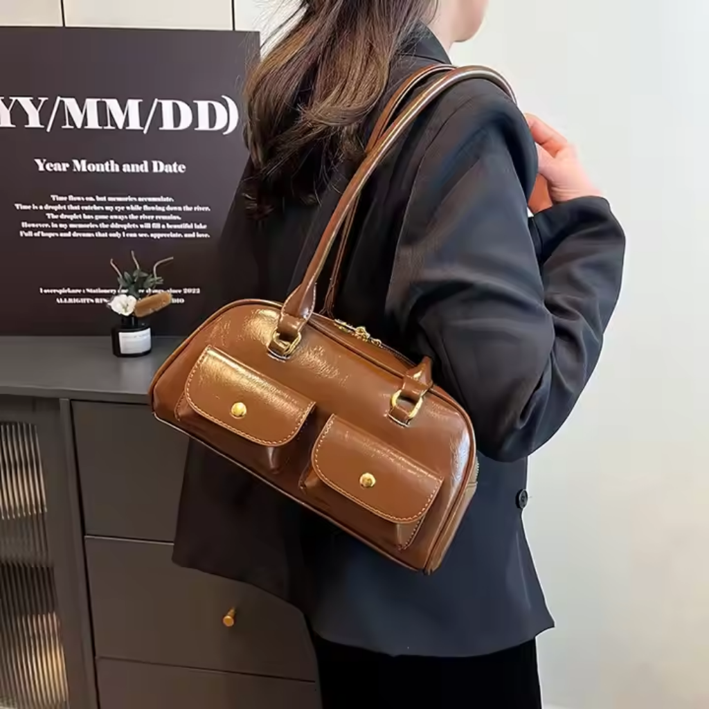 Oslo Vegan Leather Pocket Bag