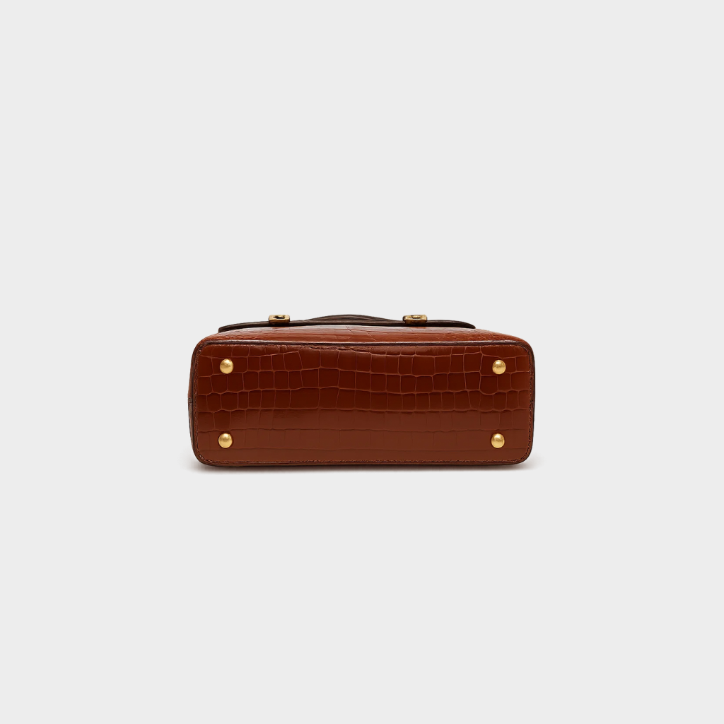 Vegan Leather Florence Buckle Satchel