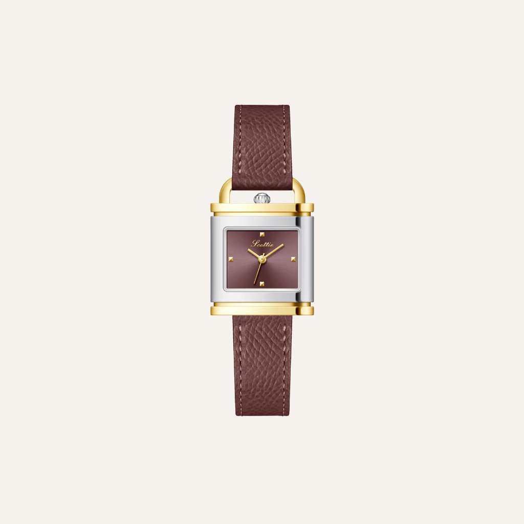 Vegan Leather Wrist Watch