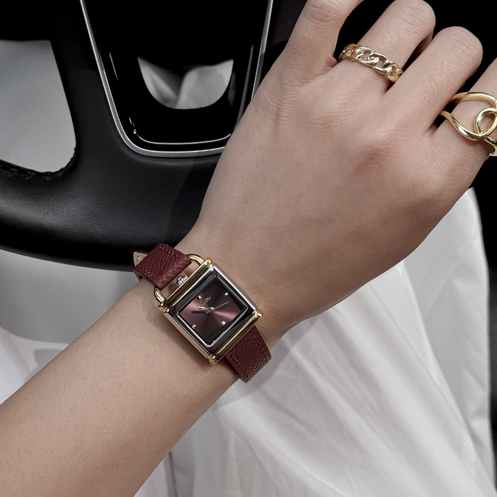 Vegan Leather Wrist Watch