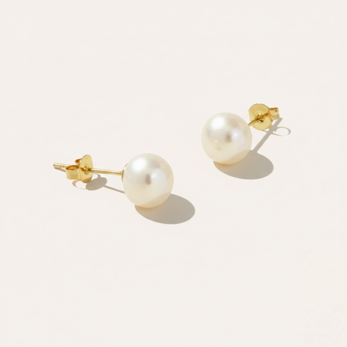 18K Pearl Earrings