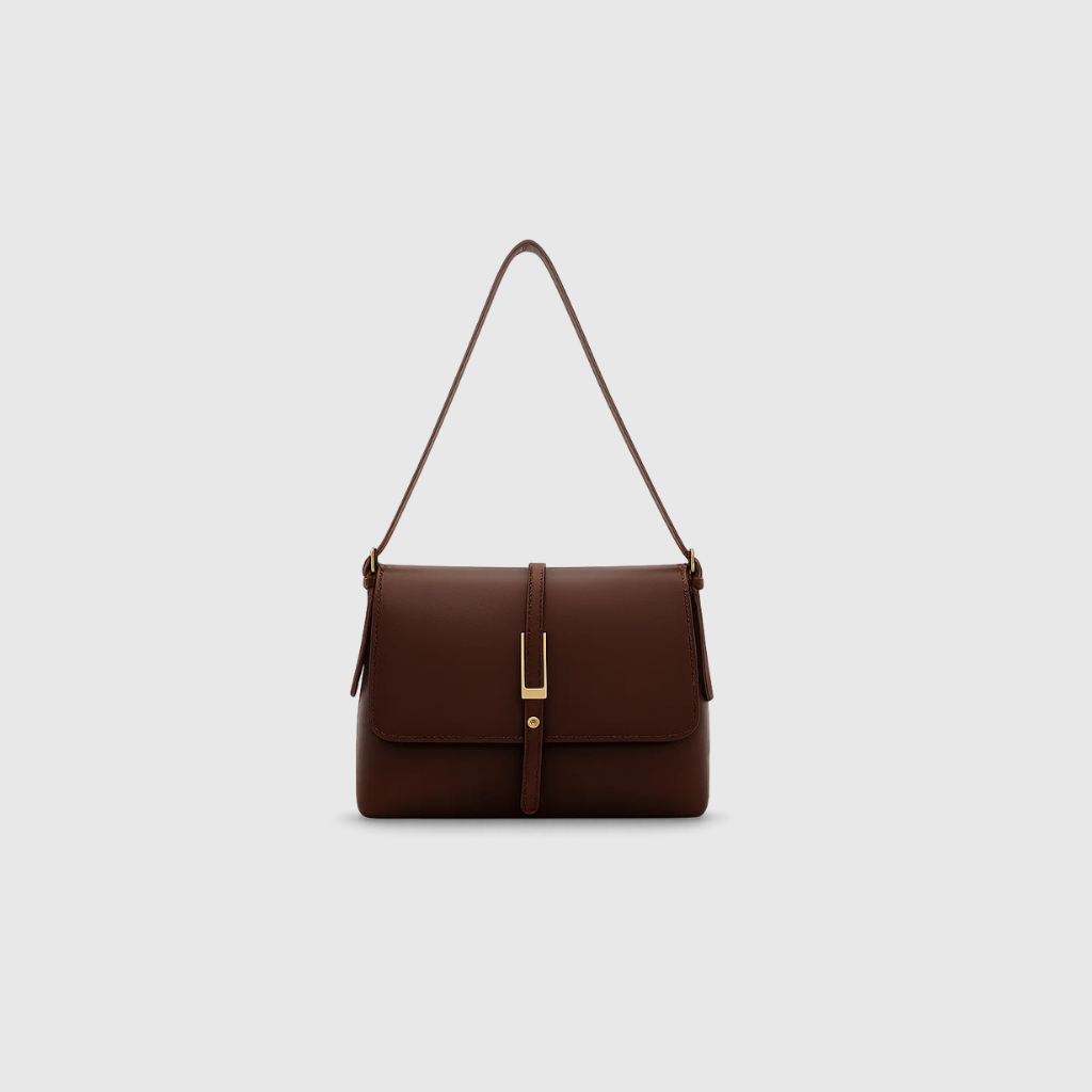 Mocha Buckle Sling Bag