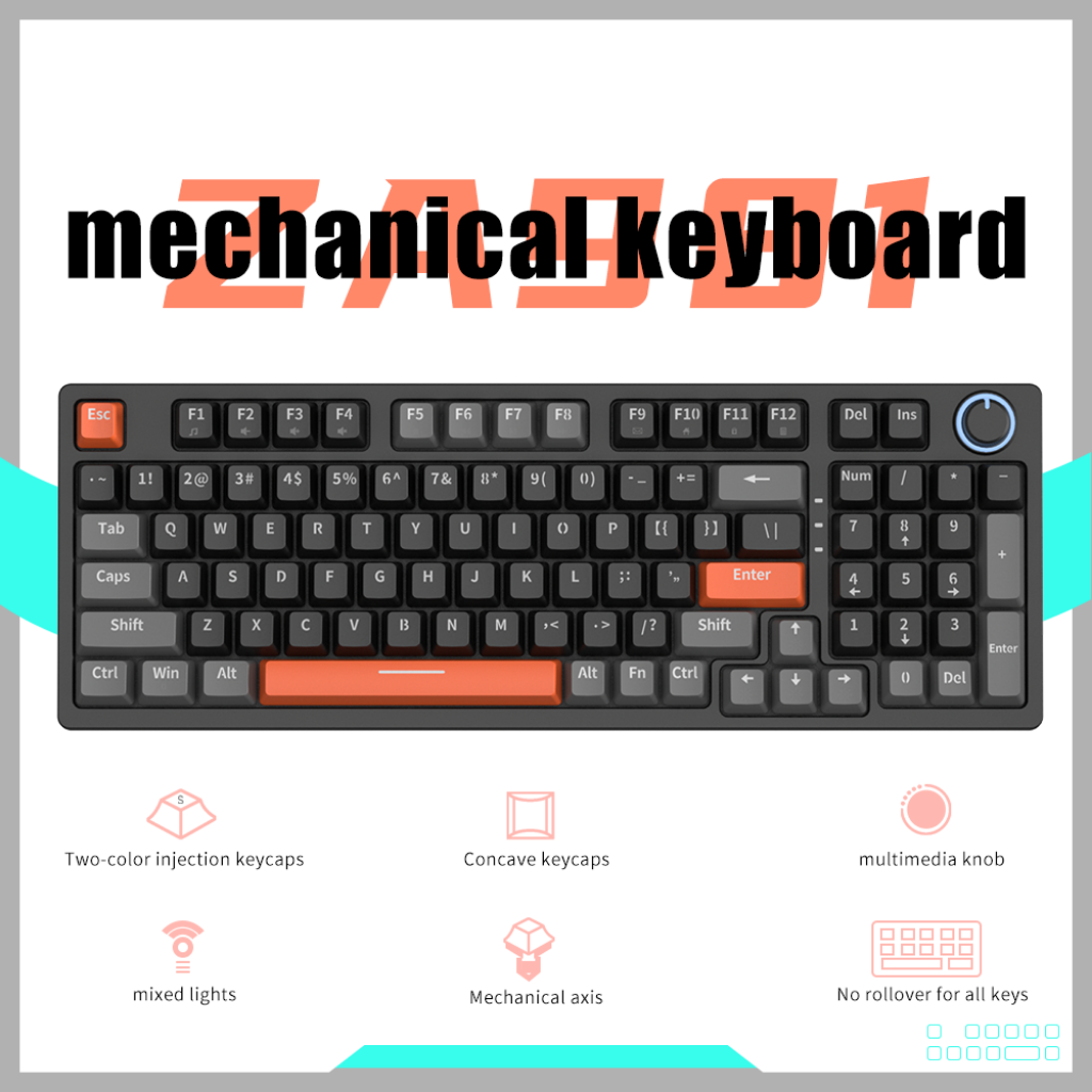 TechnoClick 68 Knob Keyboard