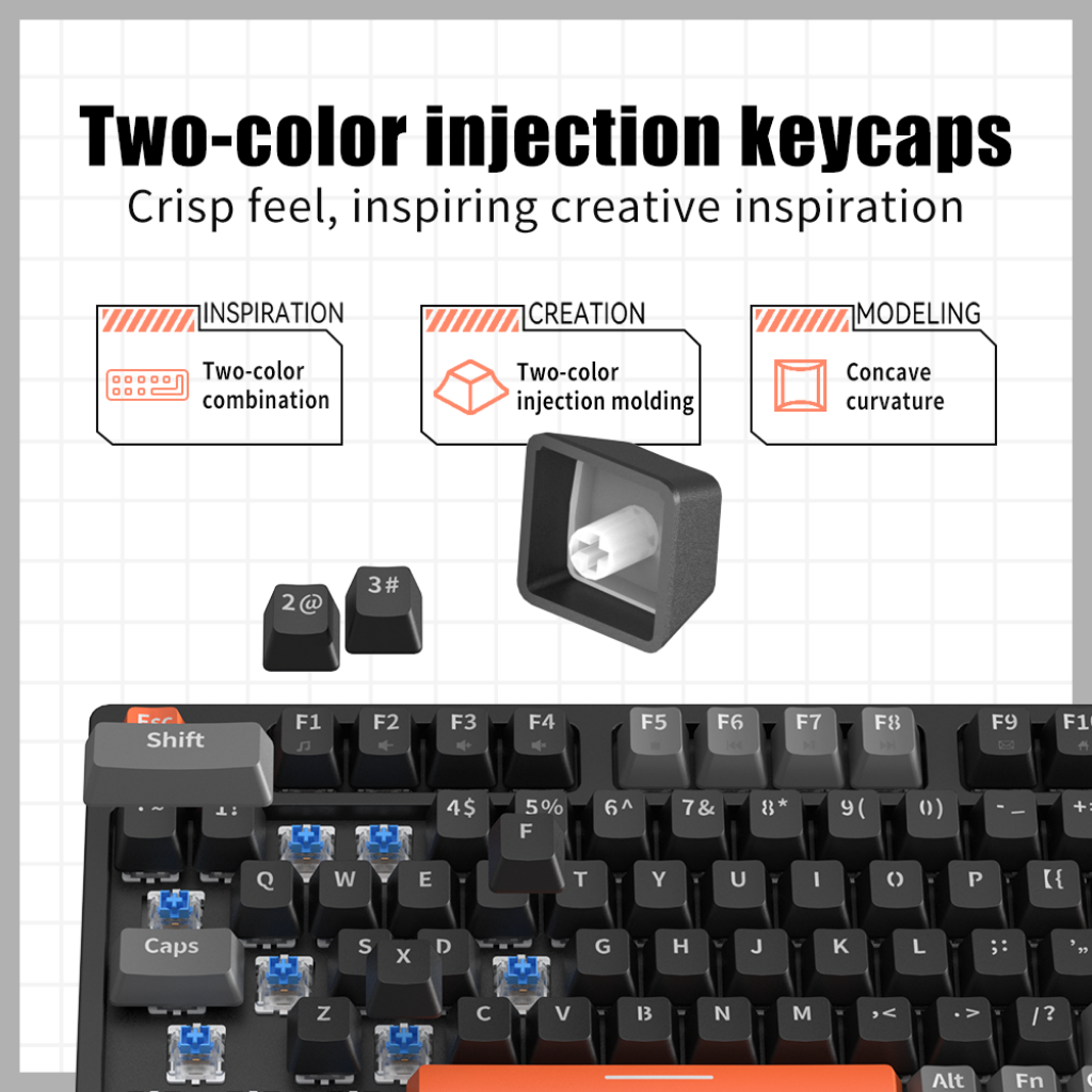 TechnoClick 68 Knob Keyboard