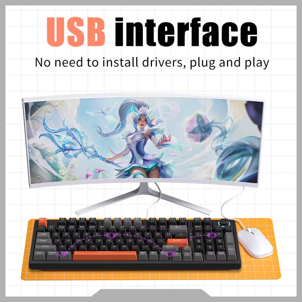 TechnoClick 68 Knob Keyboard