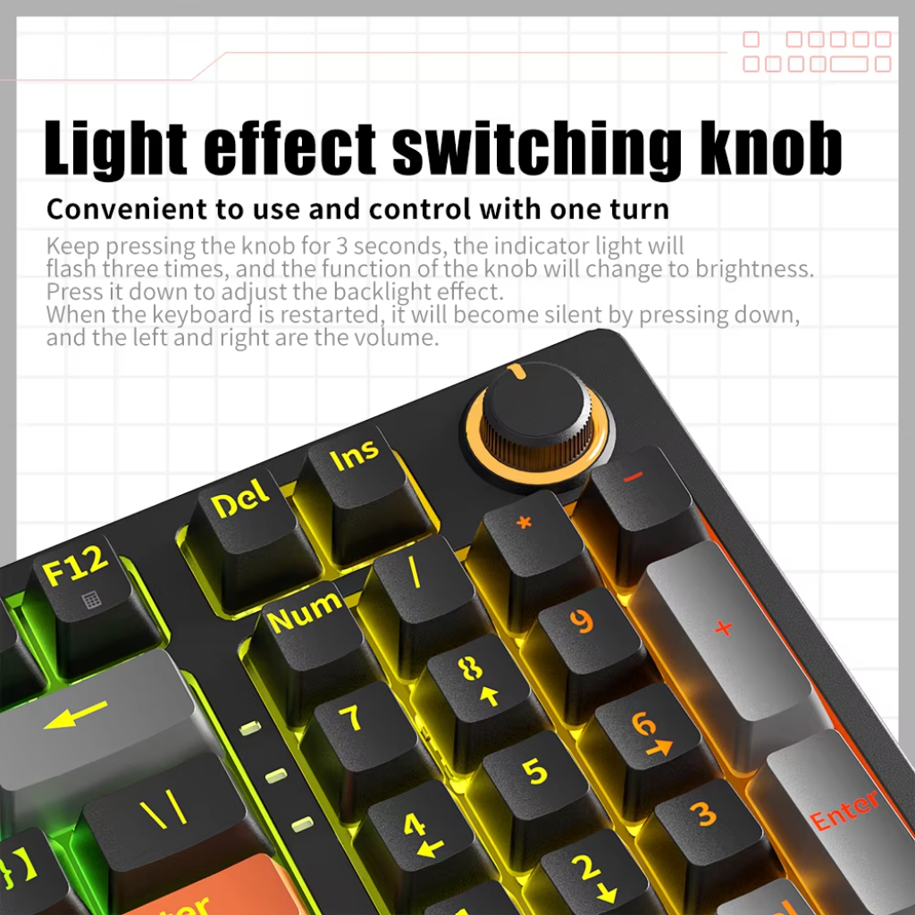 TechnoClick 68 Knob Keyboard